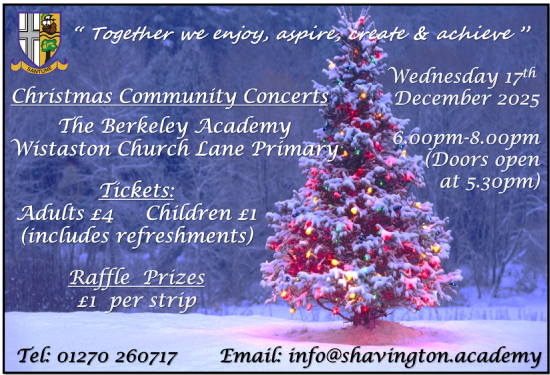 Christmas Community Concert 17th December 2025